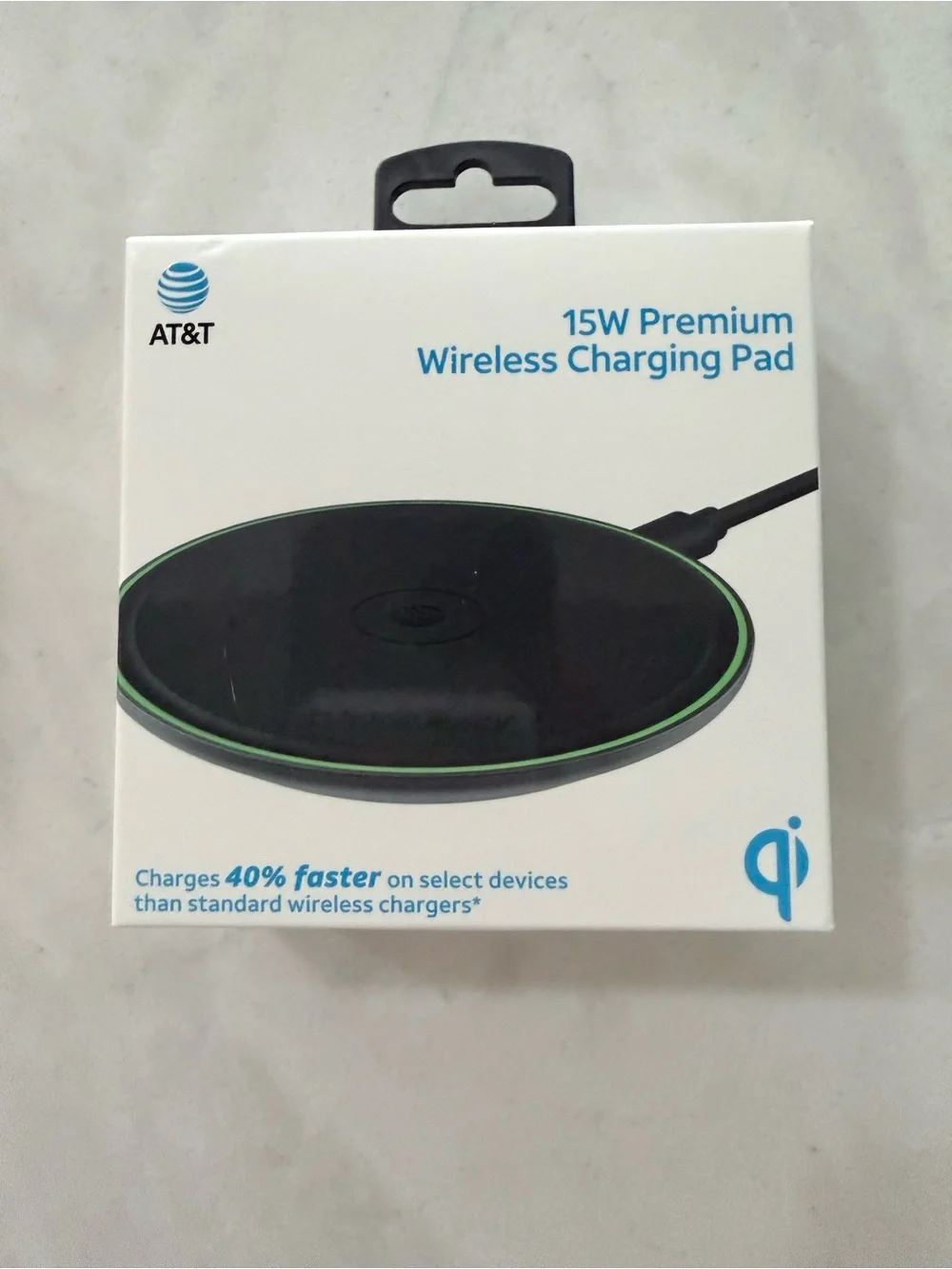 AT&T 15W Premium Wireless Charging Pad - Black